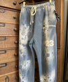 Vintage Washed RRR123 Drawstring Joggers Unisex Loose Fit Pants