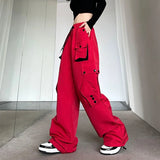 Pants Vintage Straight Oversized Y2K Style Fashion 2024 Winter
