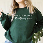 Life is Better With My Boys Sweatshirt and Hoodie