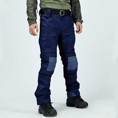 Men Cargo Pant Hiking Outdoor Waterproof Tactical Military Combat Multi Pockets