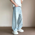 Baggy Jeans High Street Straight Wide Trousers Washed Y2k Pants Male