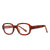 Retro Square Oval Frame Anti Blue Light Glasses Women