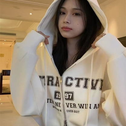 Hoodie Koreanische Sweatshirts Frauen Frühling Langarm