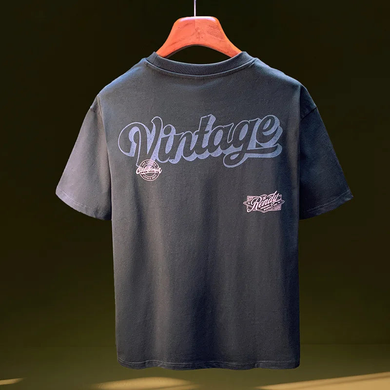 Breathable Printed T-Shirt Men’s Loose Fit Casual Summer Style