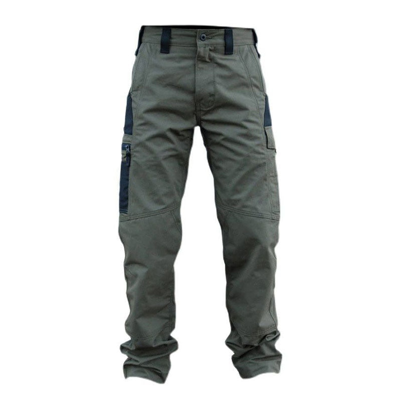 Men Cargo Pants Military Tactical Outdoor Hiking Waterproof Multi-Pocket