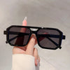 Retro Squared Aviators No Nose Piece Vintage Style Sunnies