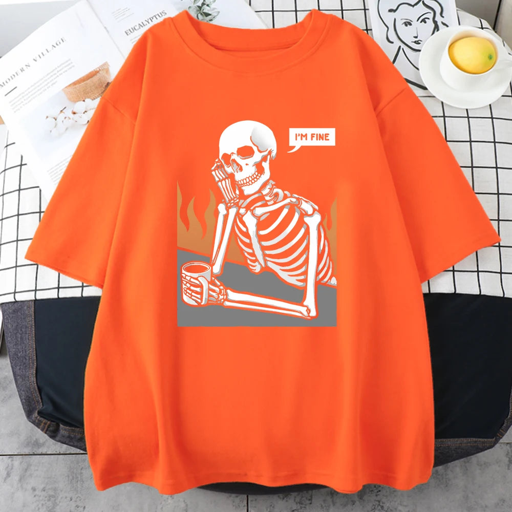 Skeletons Men Personality Street Hip Hop