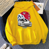 Hoodie Männer Y2k Langarm japanische Anime