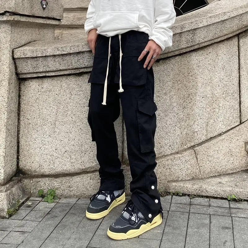 Trendy Männer Cargo Joggers Chic Japanische Streetwear