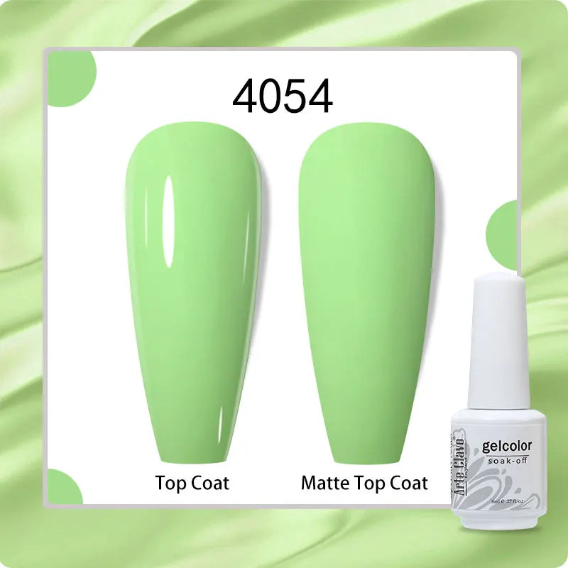 8ml Pure Color Gel Nail Polish Nail Art Manicure Semi Permanent