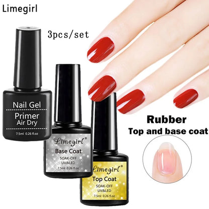 Base And Top Coat No Wipe For Gel Nail Polish Ultra Shiny Top