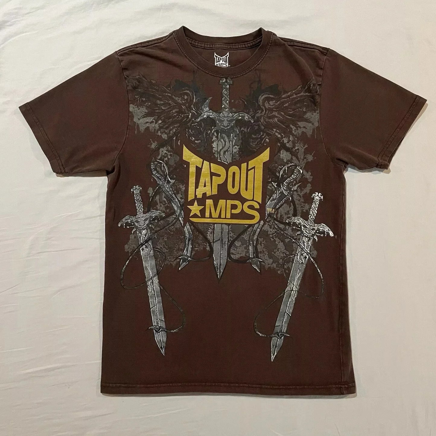 Men’s Vintage Tap Out Tee 2000s Cyber Grunge Gothic Street Style