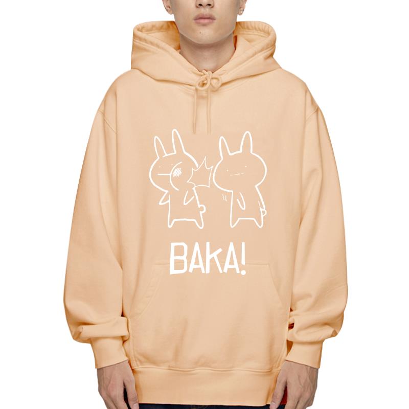 Men Hoodies Fleece Baka Outerwear For True Otakus