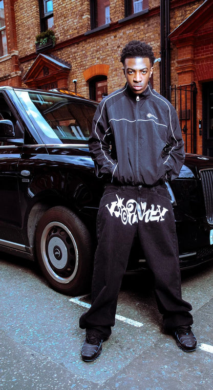 Hip Hop Straight Wide Leg Pants