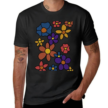 Flower Doodle Graphic Aesthetic T-Shirt