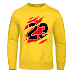 Muster 23 Herren Casual Sweatshirt Klassischer Stil mit Tasche und Fleece