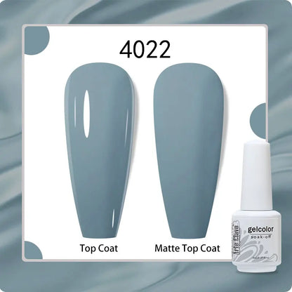 8ml Pure Color Gel Nail Polish Nail Art Manicure Semi Permanent