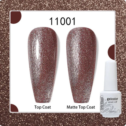 8ml Pure Color Gel Nail Polish Nail Art Manicure Semi Permanent