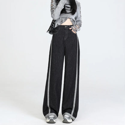 Women's Y2K Grunge Baggy Patchwork Denim Pants