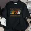 1976 50th Birthday Shirt Men Vintage Year Graphic Tee Gift