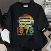 1976 50th Birthday Shirt Men Vintage Year Graphic Tee Gift