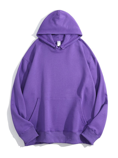 Women Hoodies Pullover Thick Solid Loose Cotton