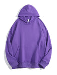 Women Hoodies Pullover Thick Solid Loose Cotton