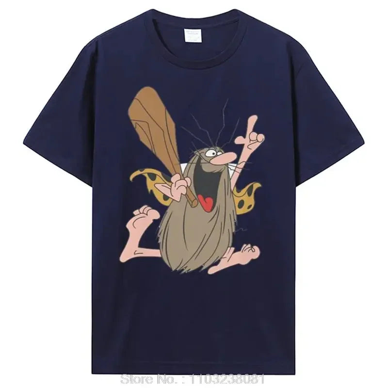 Hanna Barbera Captain Caveman 80s Cartoon Print Tee