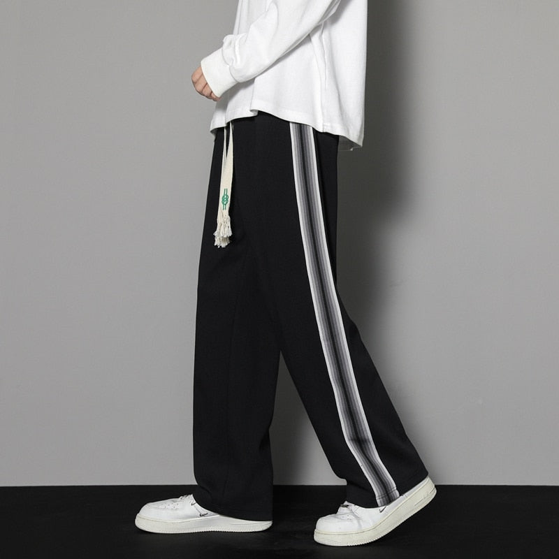 Sweatpants Men Straight Pants Male Loose Harajuku Pants Streetwear Oversize Sports Men - xinnzy