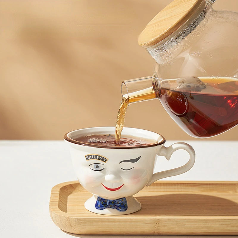Retro Coffee Cup Breakfast Tea