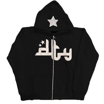 Statement Letter Print Hoodie Unleash Your Urban Style