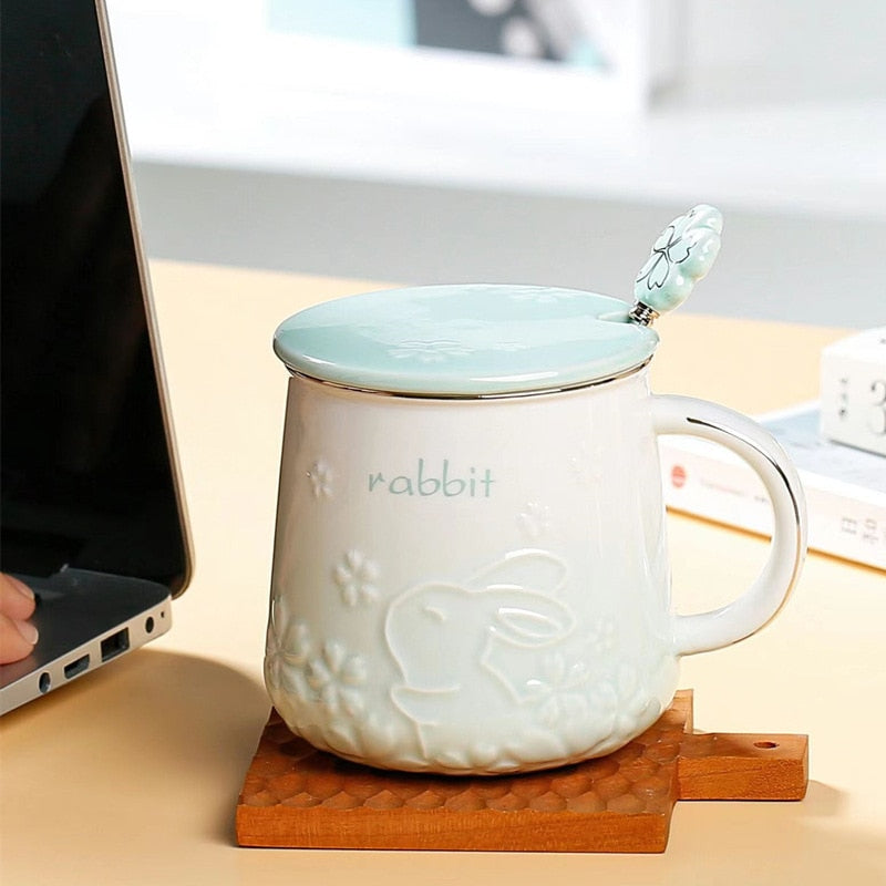 Luxury cherry blossom high beauty mug with gift