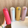 Insulated Water Bottle with Straw 600ml 750ml Stainless Steel