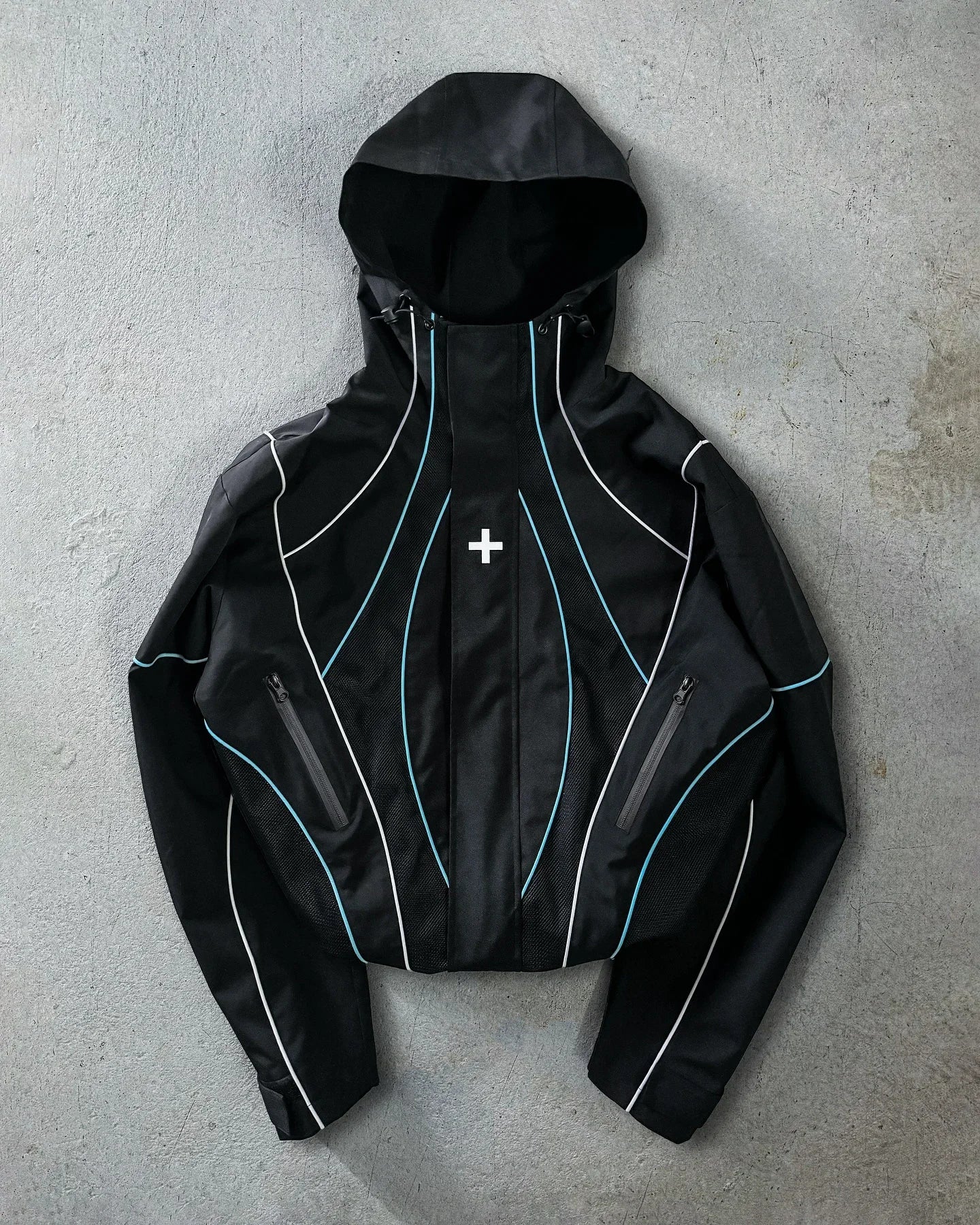 2025 Ventus Shell Oversized Zipper Men Jacket Streetwear