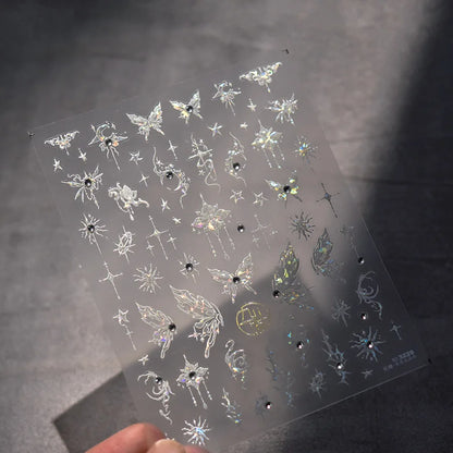 Bronzing Gilded Butterfly Nail Art