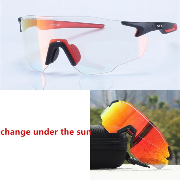 UV400 Cycling Sunglasses TR90 Sports Bike Eyewea