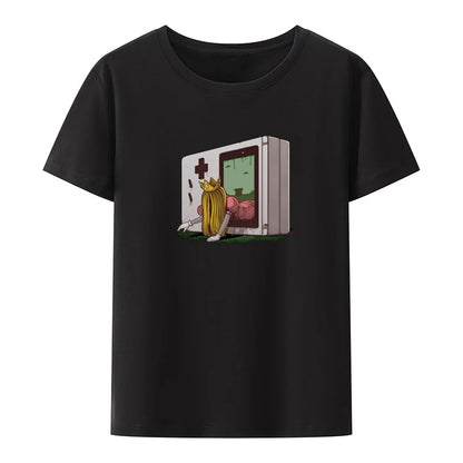 Preiswertes, interessantes Print-T-Shirt für Damen, lässig