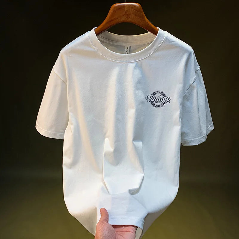 Breathable Printed T-Shirt Men’s Loose Fit Casual Summer Style