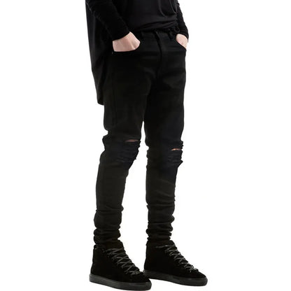 HIP HOP Men Fashion High Quality Sim Fit Jeans