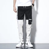 Joggers Cargo Pants for Men Casual Hip Hop Color Sweatpants Streetwear