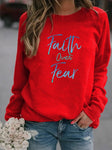 Women Sweatshirt Fleece Long Sleeve Pullovers