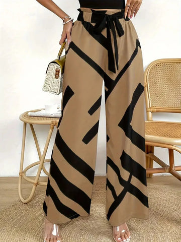 Elevate Your Style: Chic Striped Wide Leg Pants for Spring 2024