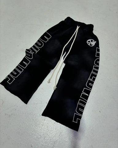 Y2K High Street Black Sports Pants