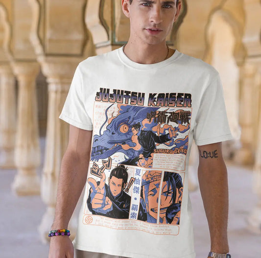 Geto T-Shirt Suguru Gojo Satoru JJK Girl Horror Anime