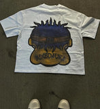 American Y2K Anime Print T-Shirt Men Hip Hop