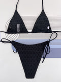 Bikinis Swimwear Halter Bikini Set Triangle Swimsuit Women