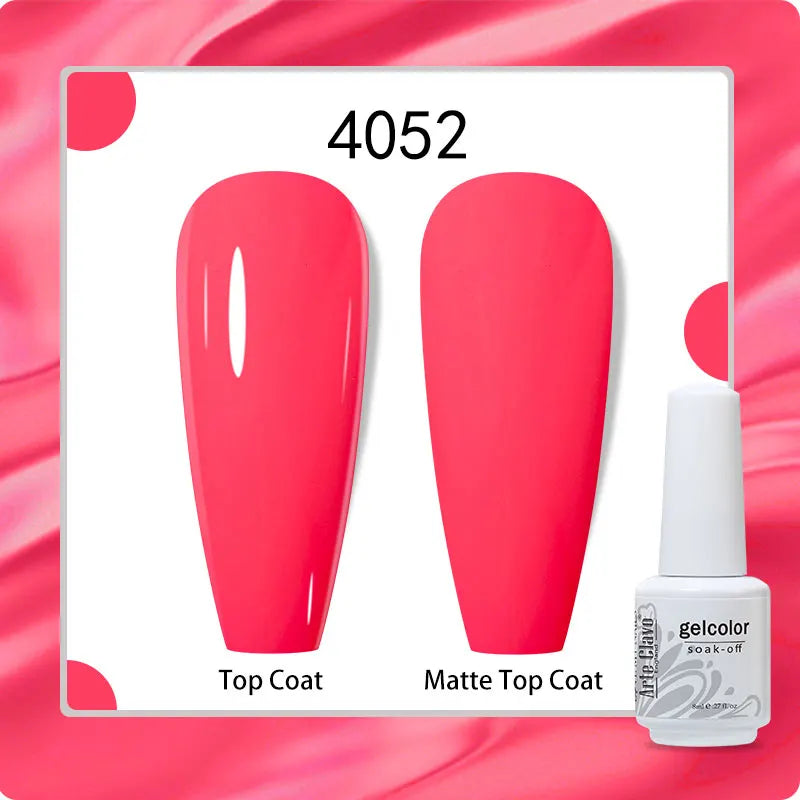 8ml Pure Color Gel Nail Polish Nail Art Manicure Semi Permanent