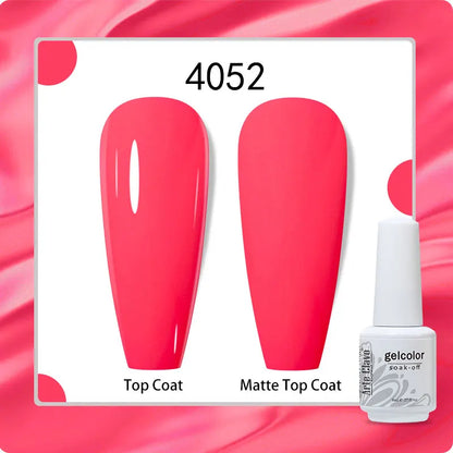 8ml Pure Color Gel Nail Polish Nail Art Manicure Semi Permanent