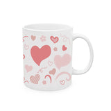 Printed Hot Mug 11oz Ceramic Mug Tea Milk Coffee Cup Valentine's Day