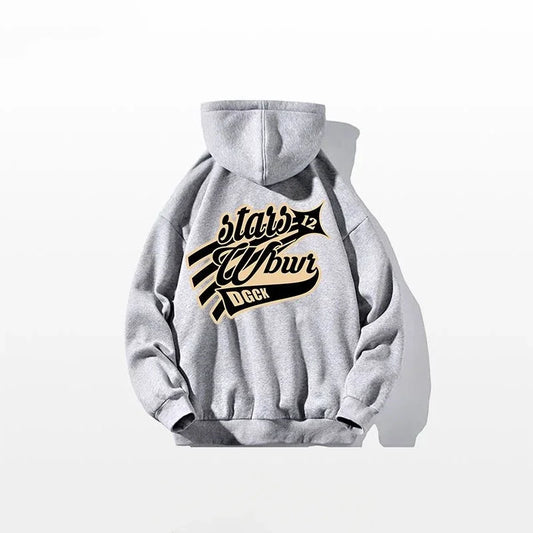 Men's Overfit Cotton Vintage Streetwear Hoodies Korean Style